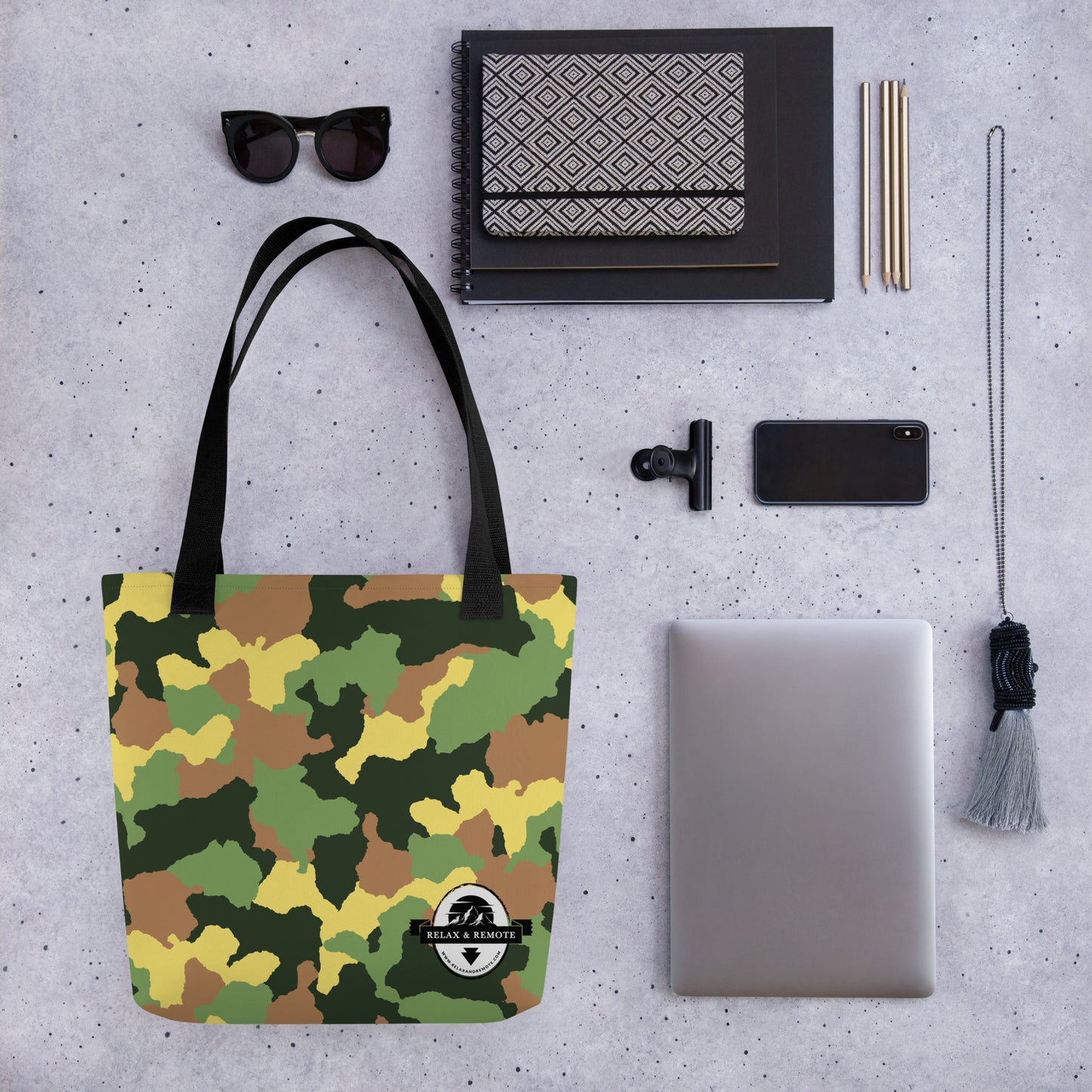 Iwo Jima Charm tote